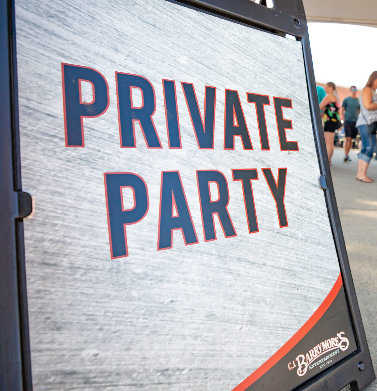 Private Party Sign In The Cabana