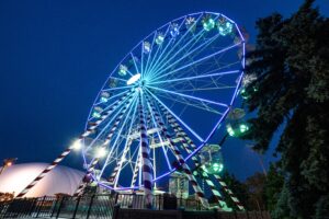 Ferris Wheel At Night