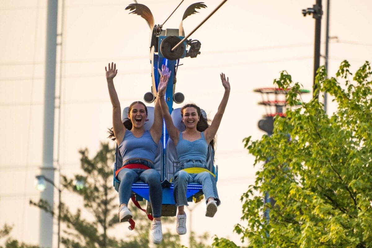 Soaring Eagle Zipline at CJ Barrymore's Family Entertainment Center